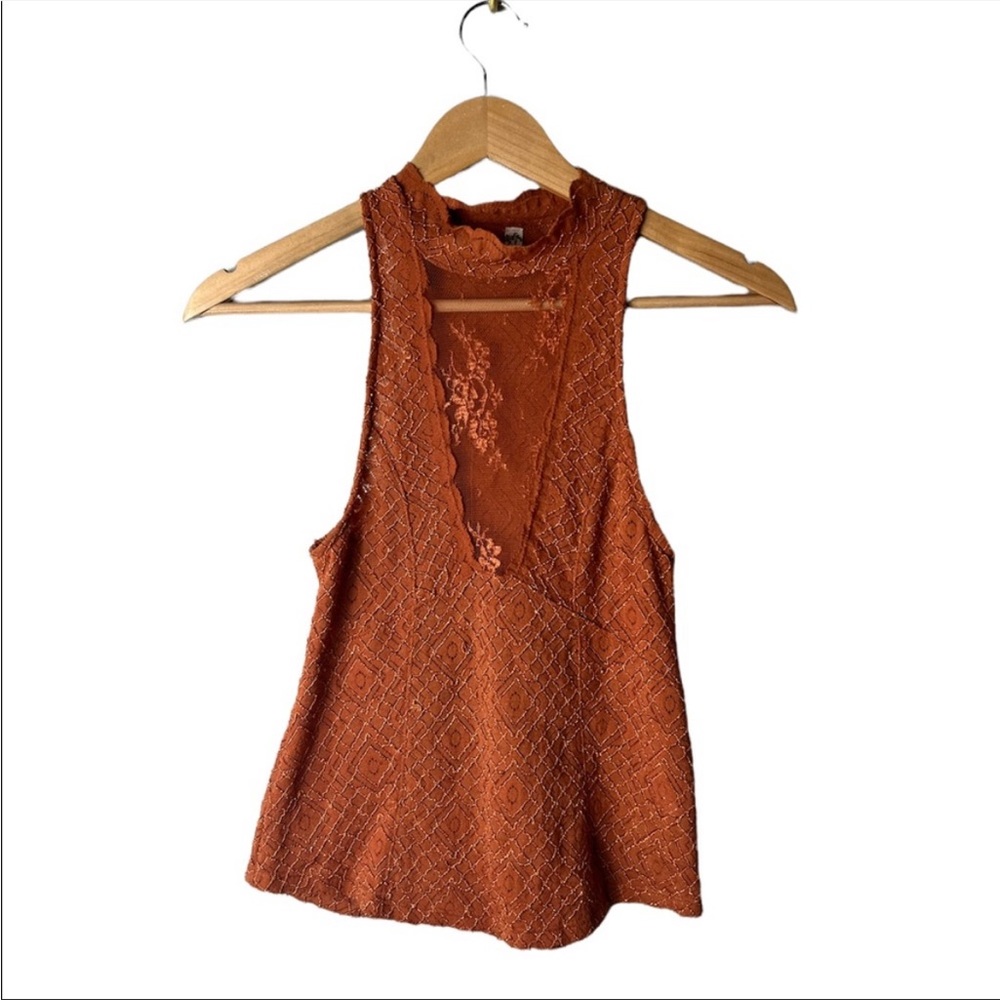 Free People Intimately Lace Inset Mock Tank 🍂 - Picture 3 of 5